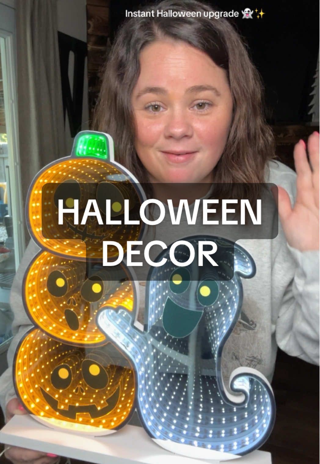This isn’t just decor. It’s the main character energy your Halloween setup needed. #halloweenvibes #spookyseason2025 #halloweendecor #lightuptok #ghosttok