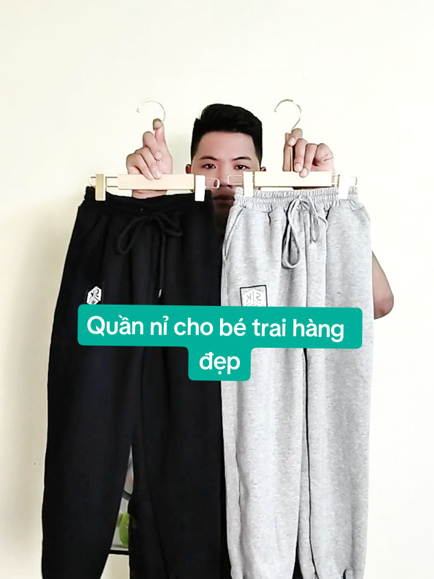 Quần nỉ cho bé trai hàng đẹp chất nỉ dày mịn mát tay #quanjoggerbetrai  #quannichobetrai 