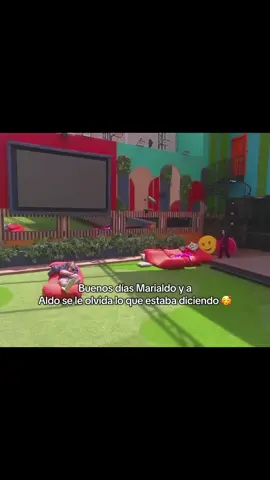 Y se pone a cantar 🎶 🤣❤️ #aldodenigris #marianabotas #marialdo #lacasadelosfamososmx 