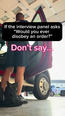 This is one of those questions where people love to give a simple answer. They try to make it black and white.  You have 3-4 minutes to answer each question and set yourself apart from the pack! You need to work this out for the panel… don’t just say yes or no, if it was unsafe or illegal. That’s what everyone says… Do you think their officers are out there giving unsafe orders intentionally?  Do they expect you to be their eyes and ears on the fire ground? I would hope so! Walk them through what that looks like.  Tell them you understand how a fire scene should work, and how to work as part of that team. Let them know you understand how to be a good subordinate but also a thinking firefighter at the same time If you need help, check out my book.The Complete Guide to the Firefighter Interview, available on Amazon. It has all the strategies I teach my private coaching clients, to help you land your dream job! #interviewtips #firefighter #ems #interviewquestions #firefighterinterview  