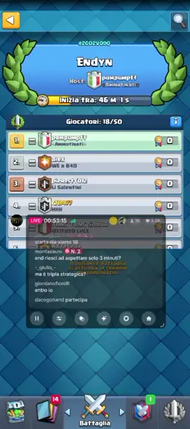 #tiktoklive #livehighlights #clashroyalemoments #clashroyaledaily #clashroyaledeck  Raga Che torneoooo complimenti a tuttti meno che a me 😂devo migliorare 🥰🥰accetto consigli per altri deck 😍