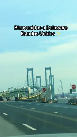 #bienvenidos a Delaware Estados Unidos #go west #delawarememorialbridge #bridge 
