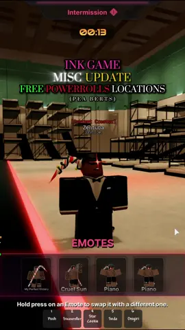 I ONLY COULD FIND SOME SEND PICTURES OF OTHERS IF YOU CAN FIND SOME | INK GAMES (NEW UPDATE) #zentuba #roblox #inkgame 