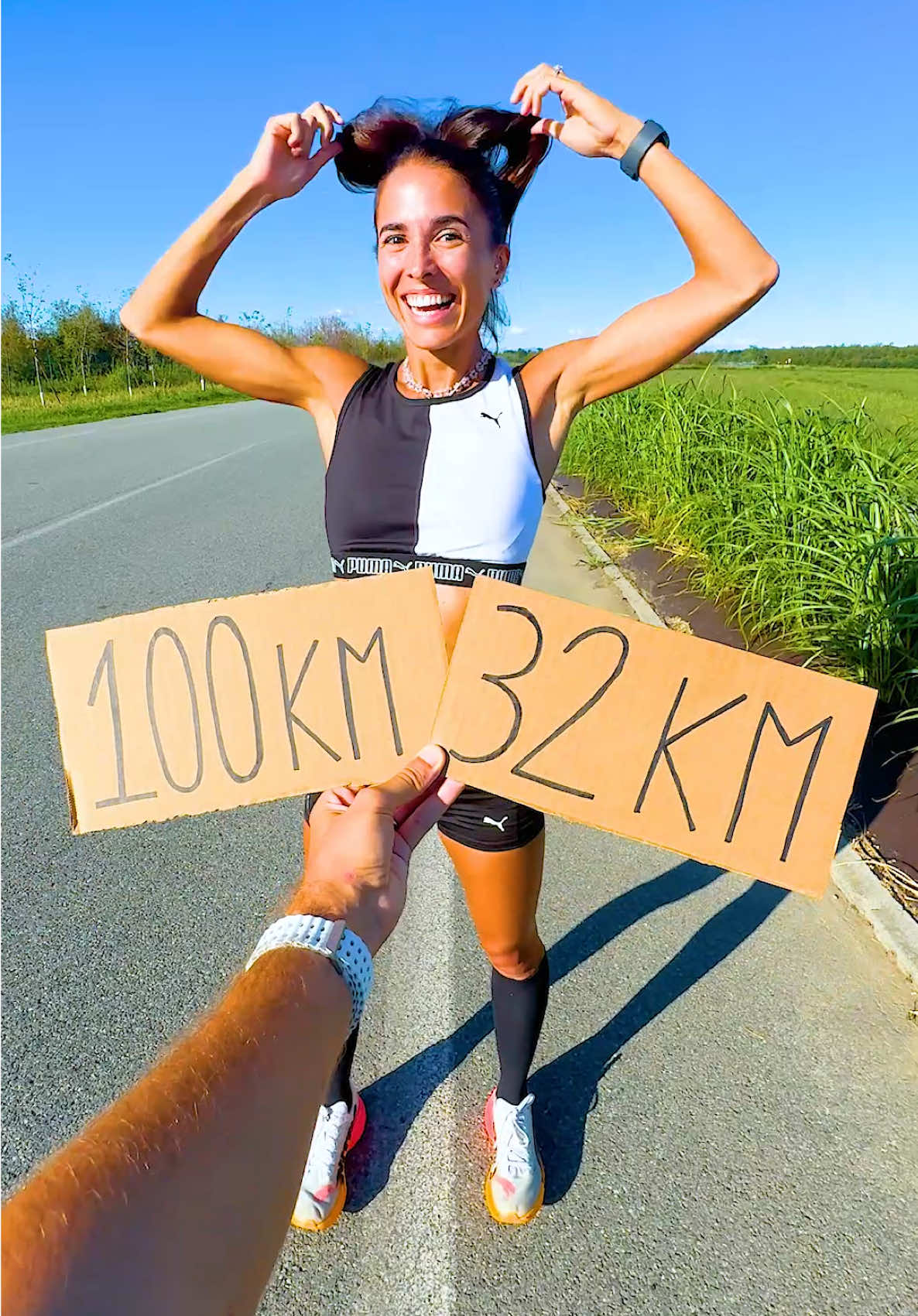HOW TO RUN 32 KM 😂 I was very LUCKY with the pick 🙏🏻 I did this training in 2h:24’:30” - pace of 4’:31”/km 💪 I ran the last 18 km at 4’:12”/km! I’m super SATISFIED about this run and I had good feelings ❤️ Day 42/84 MARATHON TRAINING! Let’s go for the other half of the preparation 🏃🏻‍♀️ #Running #marathon #inspiration #runner #fyp 