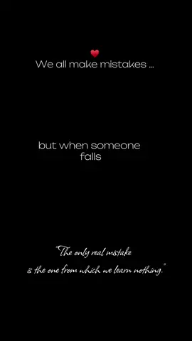 𝒲ℯ 𝒜𝓁𝓁 ℳ𝒶𝓀ℯ ℳ𝒾𝓈𝓉𝒶𝓀ℯ𝓈， 𝓇𝒾𝑔𝒽𝓉? 🫶🏻♥️ #lifelessons #lifequotes #motivational #inspirationalquotes #mistakes  ❤︎︎”We all make mistakes, Have struggles and even regret things in our past. But you are not your mistakes, you are not your struggles, and you are here NOW with the power to shape your day and your future” -Steve Maraboli ❤︎︎”The only 𝓇ℯ𝒶𝓁 mistake is the one from which we learn 𝓃ℴ𝓉𝒽𝒾𝓃𝑔” It’s ok to make mistakes and have regrets if any but learn from them and do not repeat the same mistakes again is the goal. ♡︎ ℐ𝓉’𝓈 ℴ𝓀𝒶𝓎 𝓉ℴ 𝒻ℴ𝓇𝑔𝒾𝓋ℯ 𝓈ℴ𝓂ℯℴ𝓃ℯ 𝒻ℴ𝓇 𝓂𝒶𝓀𝒾𝓃𝑔 𝓂𝒾𝓈𝓉𝒶𝓀ℯ𝓈 𝓊𝓃𝓁ℯ𝓈𝓈 𝓉𝒽ℯ𝓎 𝒶𝓇ℯ 𝓀𝓃ℴ𝓌𝒾𝓃𝑔𝓁𝓎 𝒶𝓃𝒹 𝒸ℴ𝓃𝓈𝒾𝓈𝓉𝒶𝓃𝓉𝓁𝓎 𝓂𝒶𝓀𝒾𝓃𝑔 𝓉𝒽ℯ 𝓈𝒶𝓂ℯ 𝓂𝒾𝓈𝓉𝒶𝓀ℯ𝓈 ℴ𝓋ℯ𝓇 𝒶𝓃𝒹 ℴ𝓋ℯ𝓇． Life lessons and quotes  Motivational and inspirational  We all make mistakes  Love and growth ♥️ Meaningful  Forgiveness  Mental health matters 