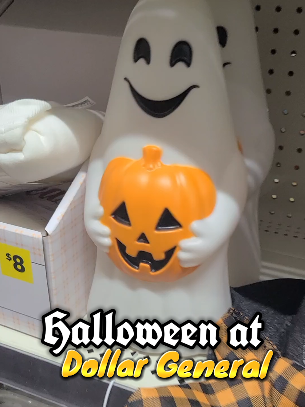 @Dollar General has tons of adorable and affordable Halloween decorations! especially loving the ghost blow mold for only $8!!  #dollargeneral #Halloweendecorations #blowmold #halloween2025 #codeorange 