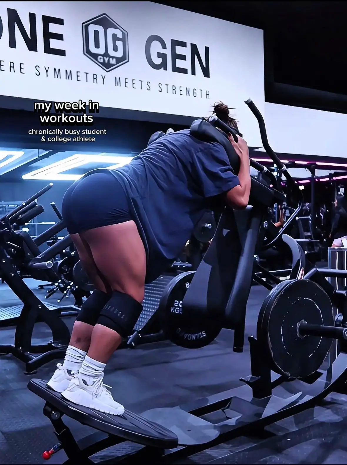 i design my workout split around 4 key questions.   1) what is my main goal right now?   2) what metrics do i need to hit progressive overload in lifts, weekly cardio sessions, and recovery markers?  3) what does that look like day to day?  4) how do i balance it all by aligning training with school, work, and recovery so it is sustainable? this framework keeps me consistent and moving toward my long term goals. @DFYNE DC milan #workoutsplit #studentathlete #girlswholift #GymTok