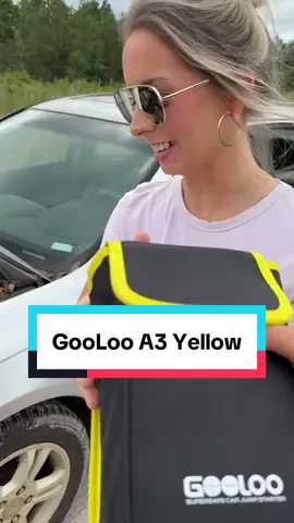 Helped a pretty girl out of a bind with my GooLoo A3 Yellow booster box.  #gooloo  #cars #truck #country #blonde