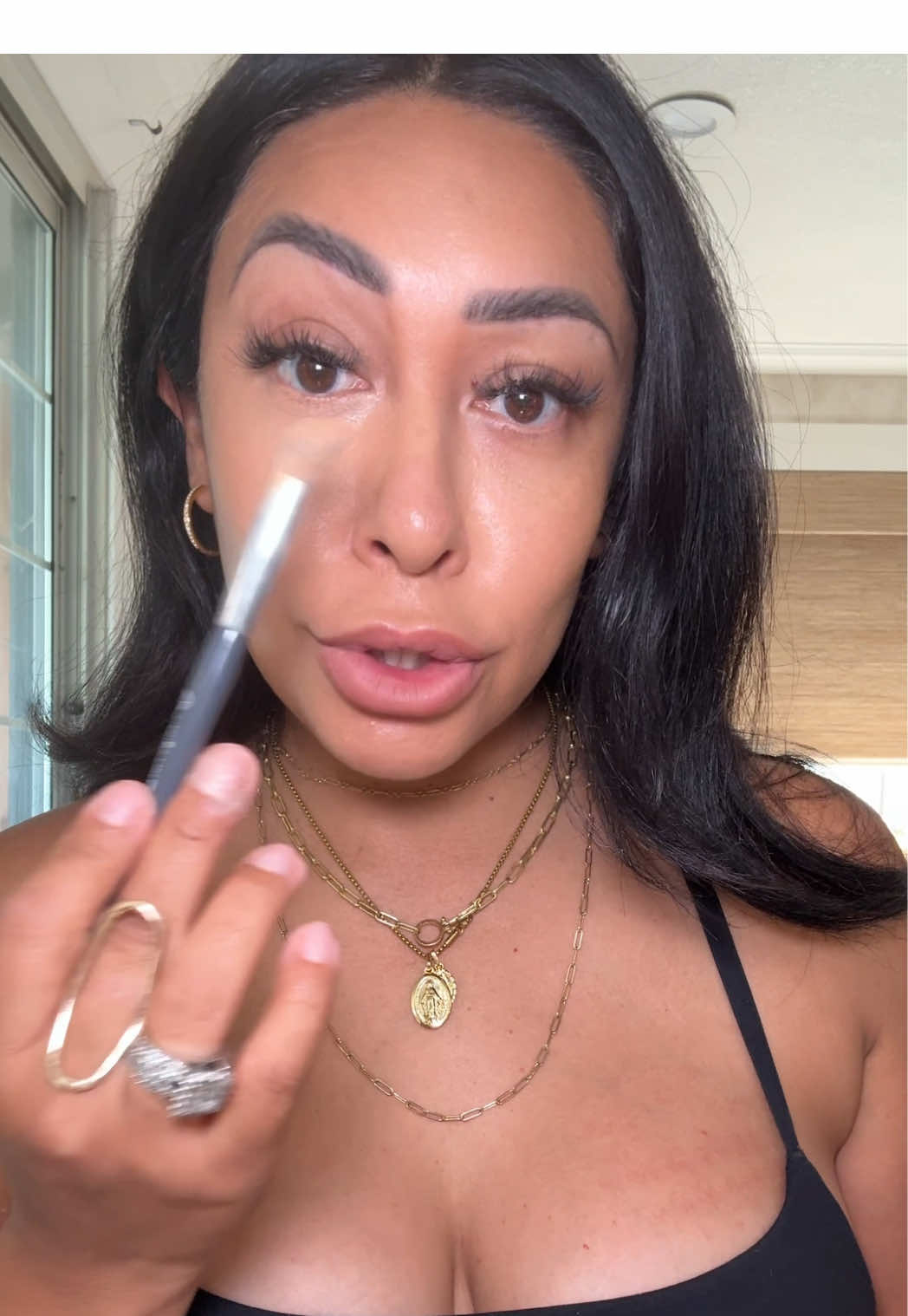 Yes it works! I lightly set mine with loose powder too! 41 mom of 5.  #tartecosmetics #tarteccundereyecorrector #underyecorrector #makeuptutorial #tiktokshoplabordaysale 
