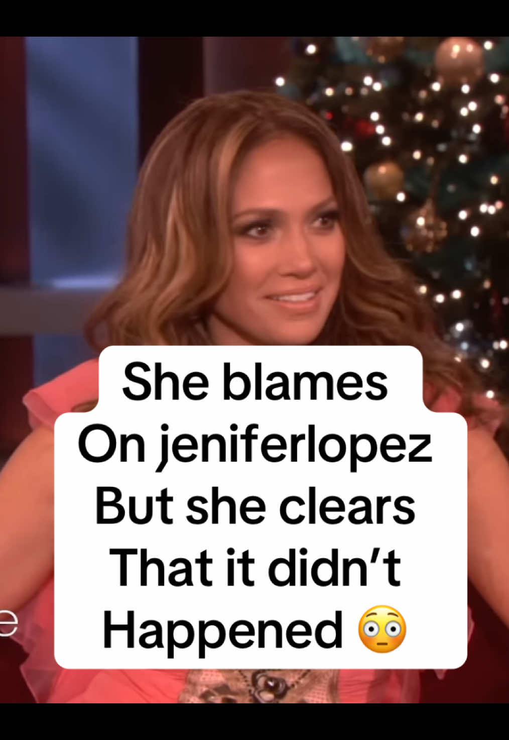 She blames on jeniferlopez.😳. #fyp #foryou #foryoupage❤️❤️ #viral #jenniferlopezfan 