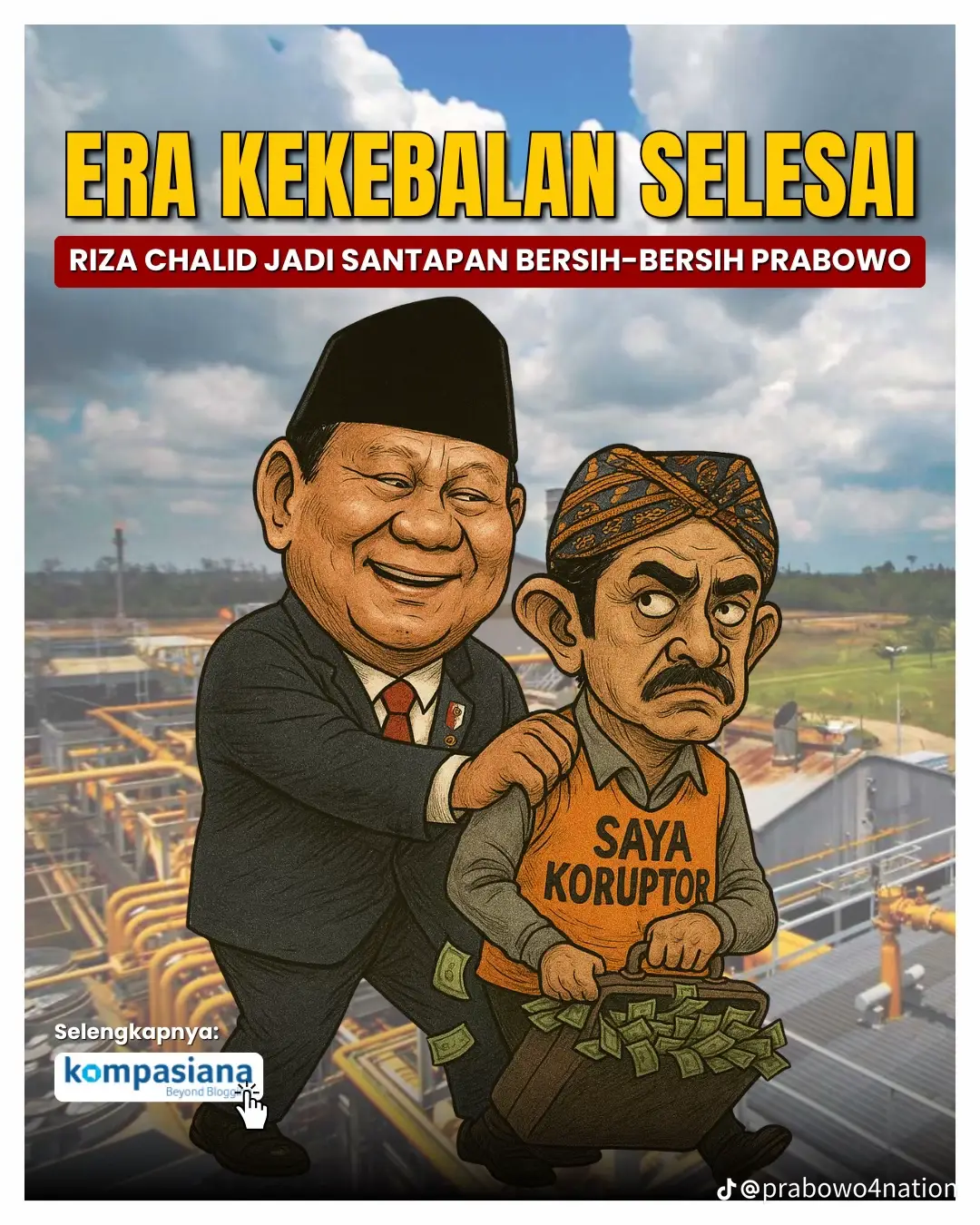 Mahfud MD pernah bilang tidak Ada Presiden yang berani nyentuh kasus Rizal Chalid kecuali prabowo. 