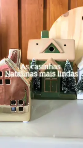 As casinhas natalinas mais linda do mundo! Eu tô apaixonada, e vocês?  #decoracao #natal #marrychristmas #fy #fyp 