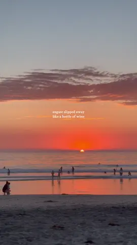 goodbye August, hello September #taylorswift #endofmonth #sunsets #californiabeaches #beachlifestyle 