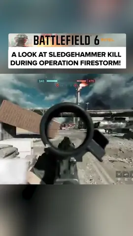 A look at sledgehammer Kill during Operation Firestorm!  Via/ImportantSouth1750 #battlefieldgame #battlefield6 #battlefieldonline #bf6 #battlefieldgaming #gaming #gamenews