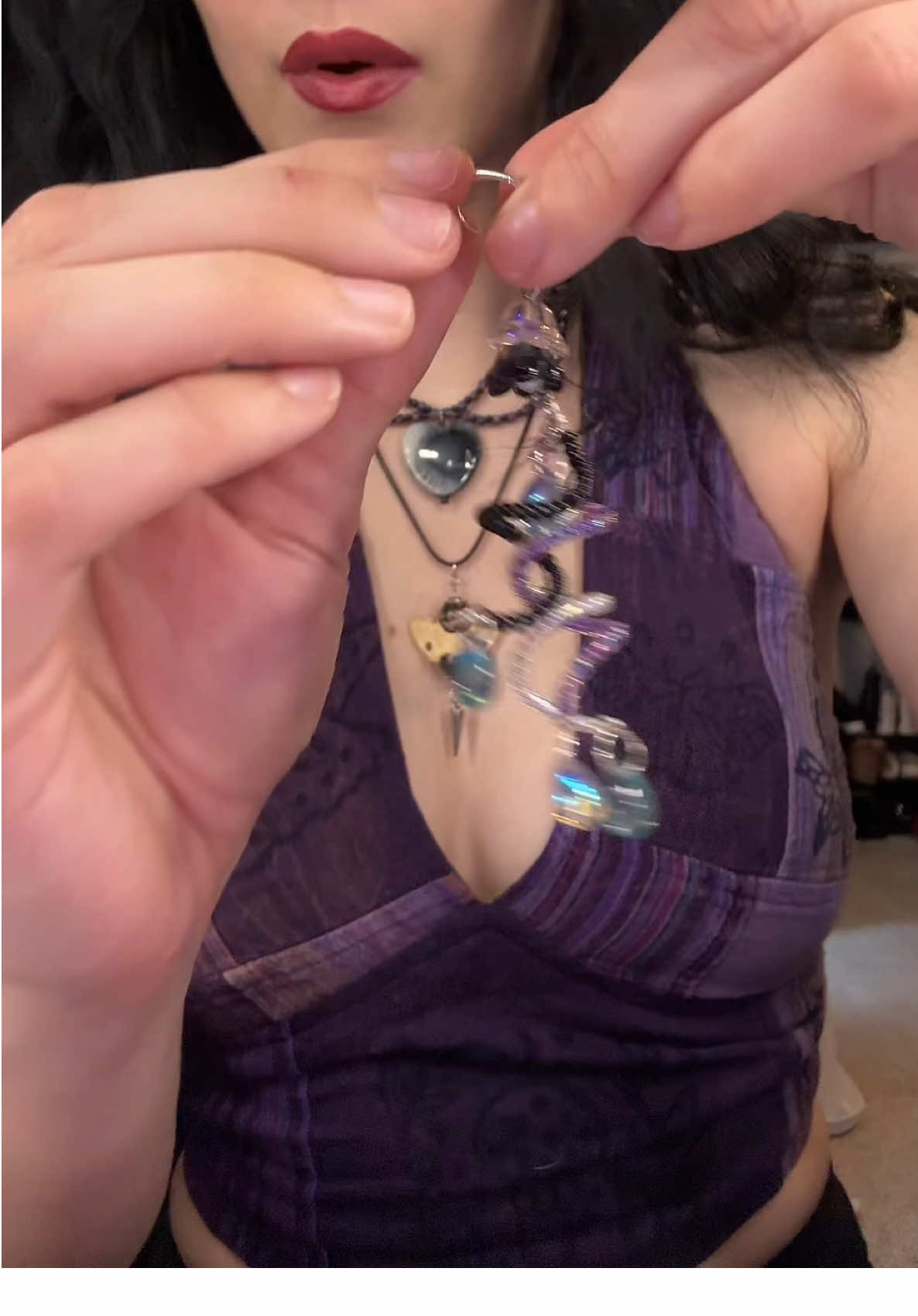 JEWELRY OF THE DAY!!!! This shirt was the inspiration for today!! #mysteryjewlerygirl #fypシ゚viral #alttiktok #trendingvideo #mysteryjewelryjar 