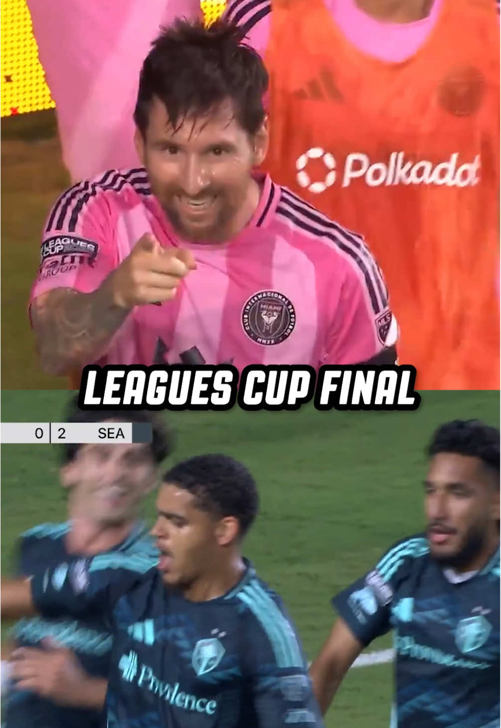 Who you got in the Leagues Cup Final? 👀🍿 @Apple TV #futbol #sports #Soccer #messi #MLS 