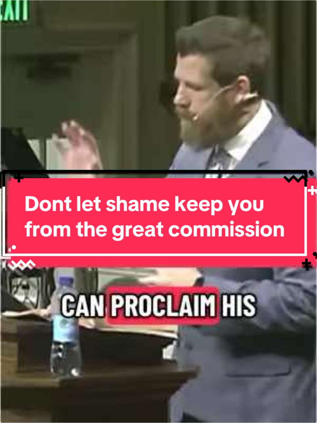 #creatorsearchinsights Christian motivation. Don’t let shame of your mistakes keep you from speaking God’s truth to the nations! #evangelism #motivation #church #fyp #foryou 