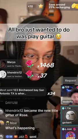 @Goofy I literally don’t know how your live went from you playing guitar to the whole #gerbert vs #TheAngryAsian #tiktoklive which has become extremely #viral 😭 #fyp 