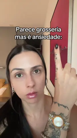 Parece grosseria, mas é ANSIEDADE #ansiedade #ansiosa #viral #viraliza #fyp 
