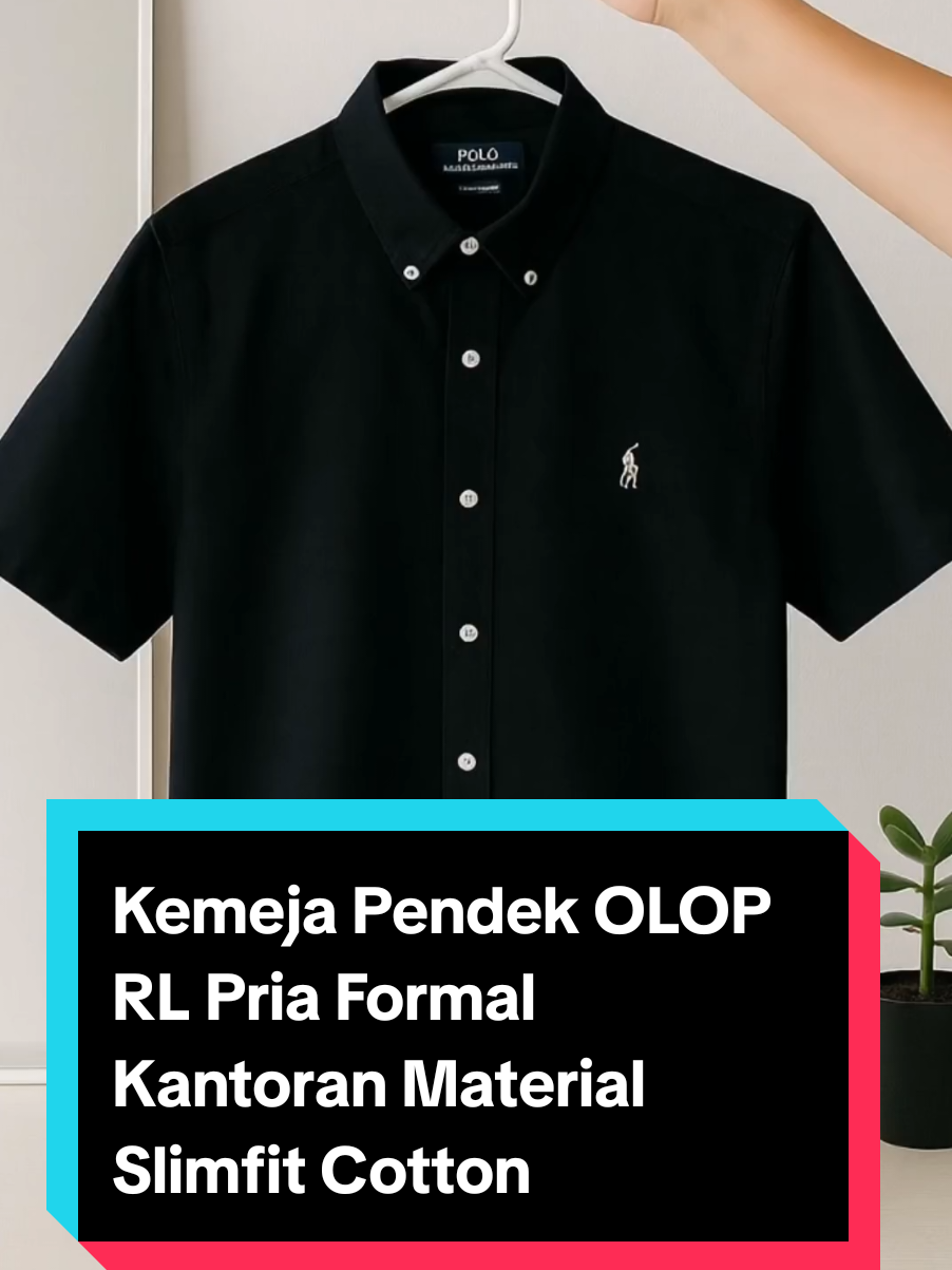 Kemeja Pendek OLOP RL Pria Formal Kantoran Material Slimfit Cotton #fyppppppppppppppppppppppppppp #kemejaslimfit #bajucotton #terbagus #kemejapendek 