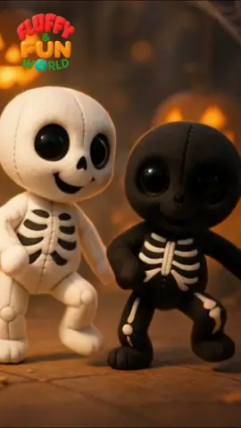 Happy Halloween #halloween #fluffyandfun #halloween2025 #esqueletos 