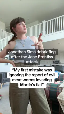 yeah that was a pretty bad call to have Martin literally live in the archives after jane tried to worm him but whatever  #tma #jonathansims #martinblackwood #janeprentiss #themagnusarchives