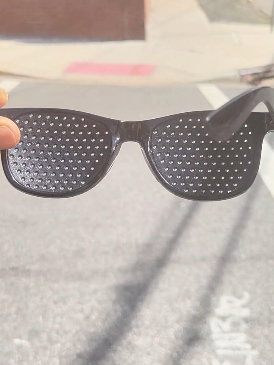 Vision Correction Glasses are soo cool and convenient  #vision #labordaysale2025 #visioncorrection #eyehealth #pinholeglasess 