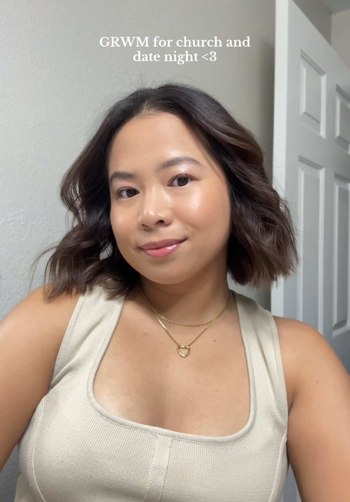 get ready w/ me for church and date night 🫶🏻✨ #grwm #getreadywithme #makeup @Maybelline NY @elfcosmetics @IT Cosmetics @YSL Beauty @Lancôme  
