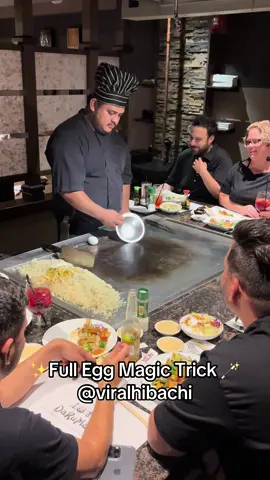 Here’s a ridiculous eggtrick video by one of the TOP Hibachi Chefs in SWFL 🪄🐣🔥 #viral #hibachi #eggtrick #magic #awesome
