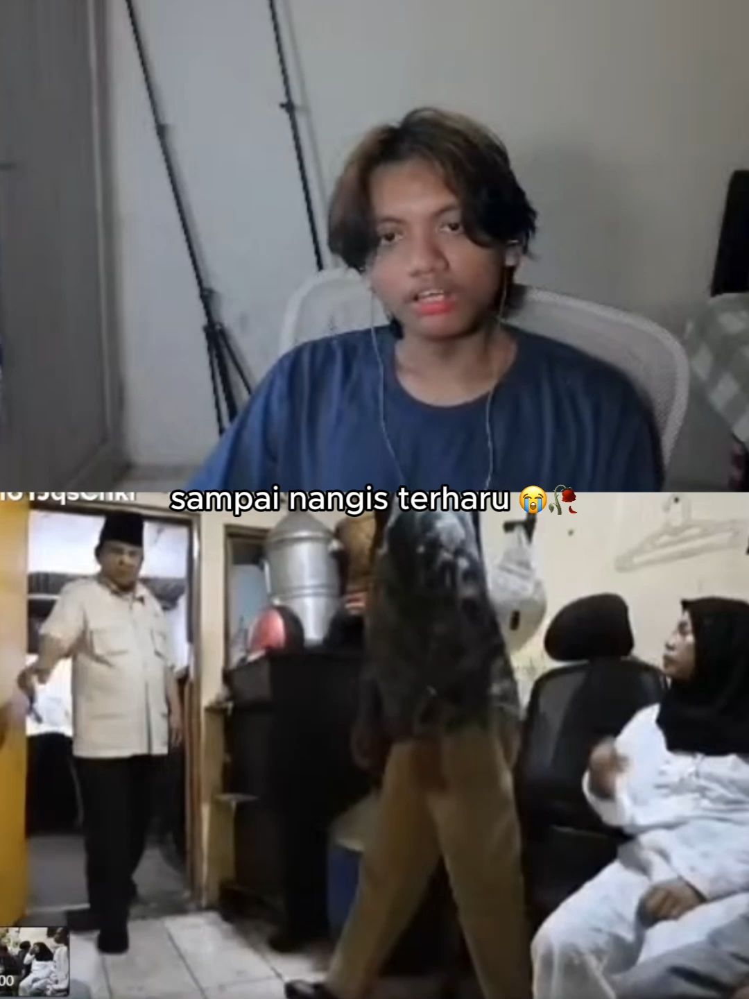 beliau ini sampai nangis terharu oleh pak prabowo 😭 #prabowo #izzydzar #izzydzarclip #meme #clips