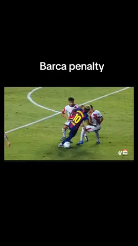 Barcelona penalty but VAR was having technical problems at that point, they didn't review the penalty incident 
