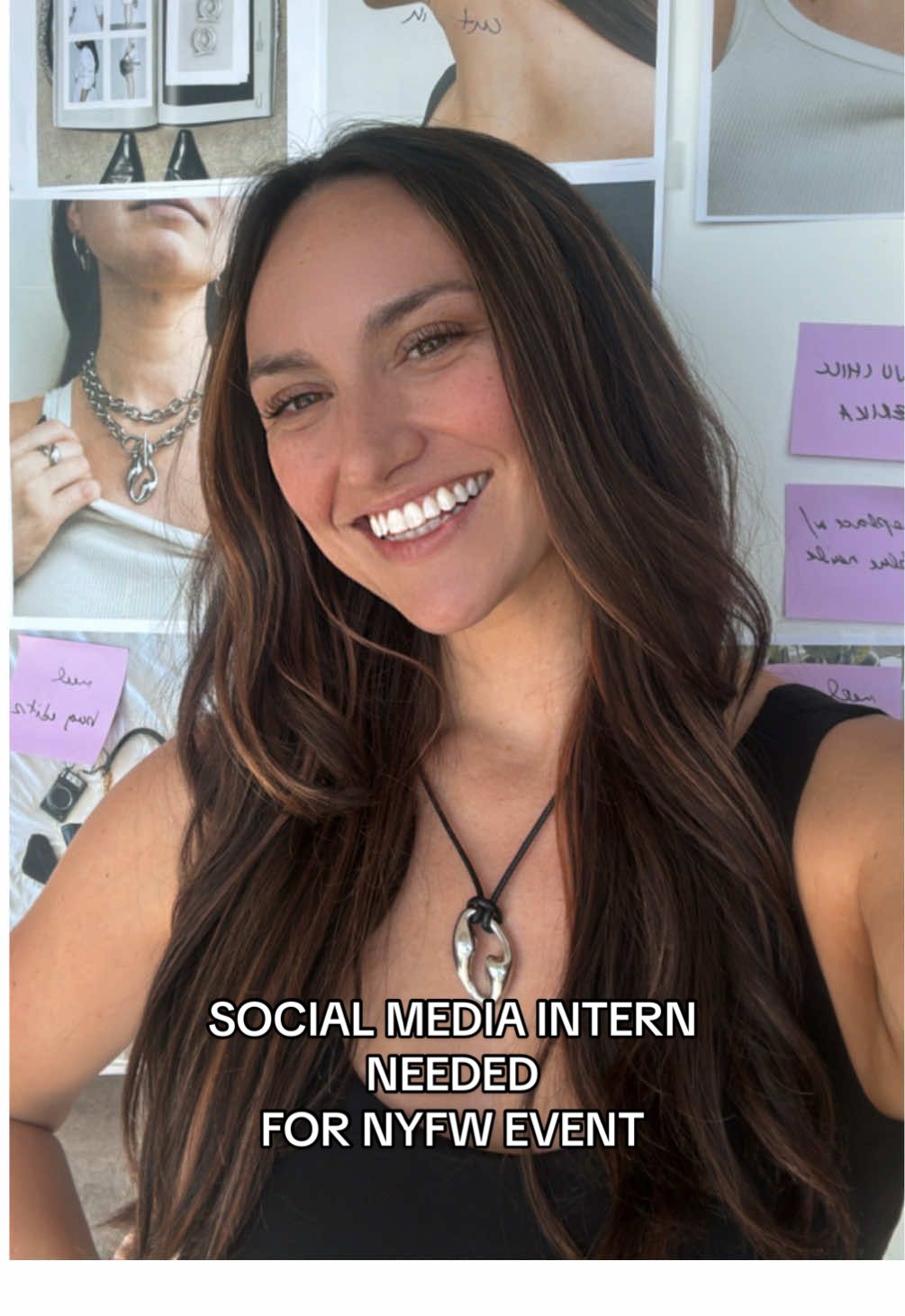 Social media intern needed to cover our brand during an exclusive NYFW event on September 10th! #nyfw2025 #nyfwevents #newyorkfashionweek #nyfwopportunities 