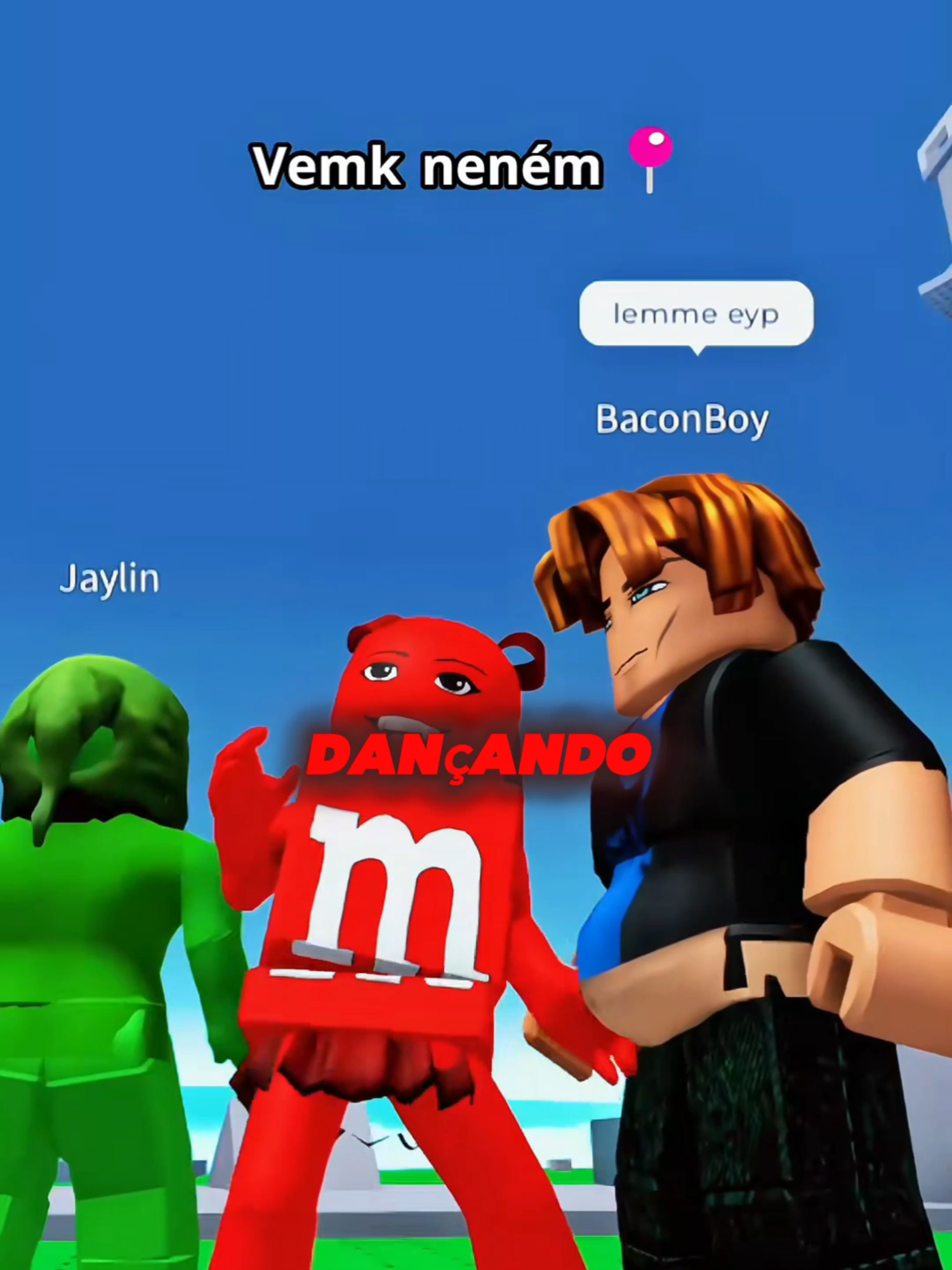 O VEM CÁ NENÉM TÁ DOMINANDO O ROBLOX  #robloxmemes #vemcanenem #sammy #jandel