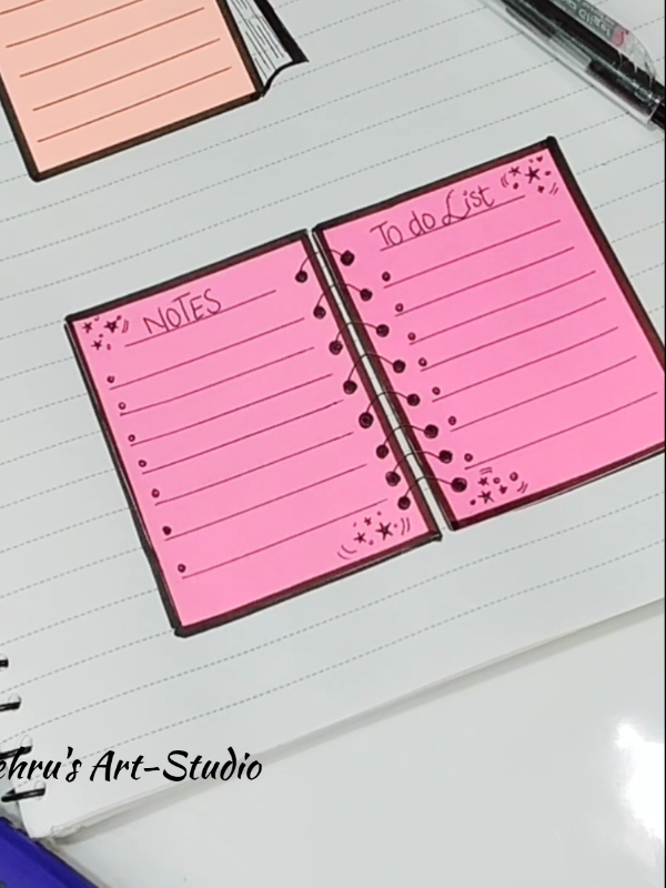 To do list idea📚✨🤩#foryou #design #artist #fyp #stickynotes 