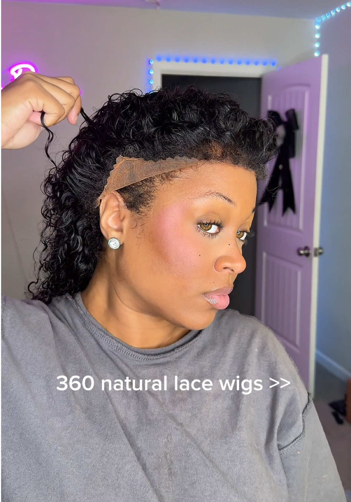 POV: you thought it was my natural hair… and you’re right 🤭🤏🏽 @hermosahair @hermosahairstore  Hair: Hermosa 4C Edge Glueless 360 Curly Wig with Invisi-String 💕 #hermosahairwig #4cedges #4chair #gluelesswig #360wig 