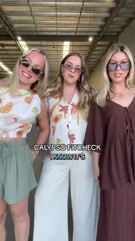 Who’s outfit are you shopping in the Calypso launch? 👀  #Summer #fitcheck #new #summervibes #thelullabyclub 