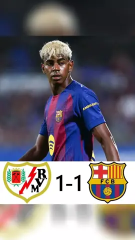 🚨 𝗦𝗘𝗡𝗦𝗔𝗧𝗜𝗢𝗡 ! Le Barça concède le match nul 1-1 face au Rayo Vallecano ! ❌ Un mauvais résultat pour le Barça 🥶#LIVEFestSeries #fcbarcelona @fcbarcelona 