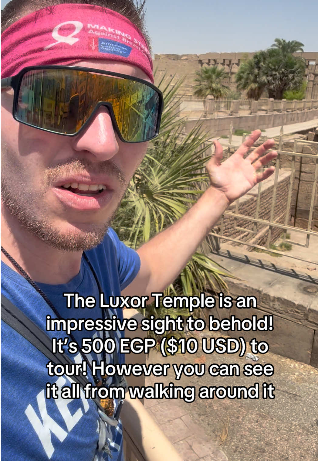 Walking around the outside of Luxor Temple in Luxor, Egypt is just as magical as going inside! 🏛️ From the street you can see the massive statues, ancient columns, and the temple glowing in the evening lights. You don’t even have to enter to feel the history of Ancient Egypt all around you. Of course, this is also where I got caught in a harmless (but kind of annoying 😂) spice scam, where a friendly local led me to “just take a look” at his spice shop. 🌶️ Lesson learned—but the views of the temple made it totally worth it! 🇪🇬!  #jettinwithjefferson #fyp #travel #egypt #history 