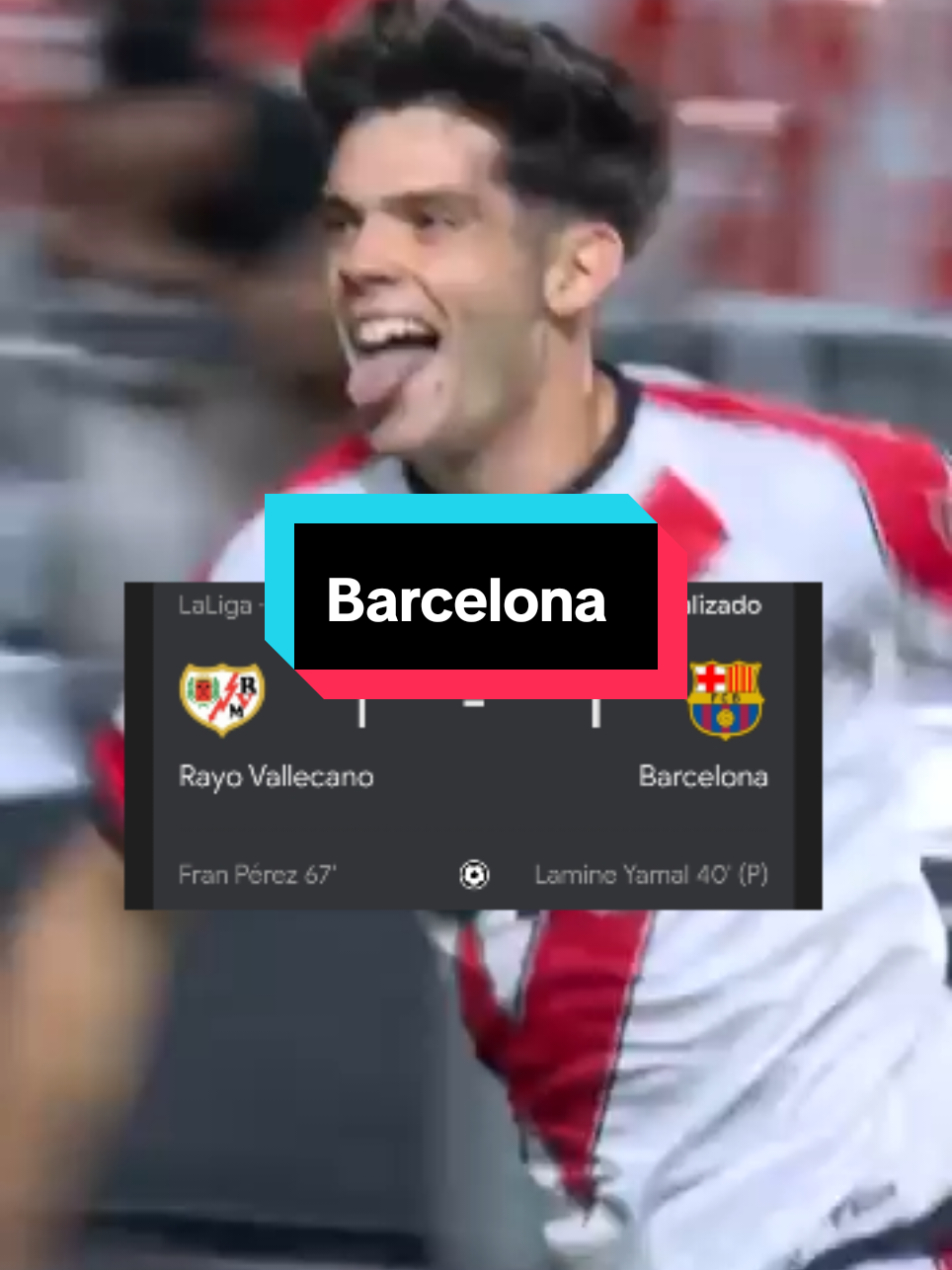 Y que fue Lamine Yamal 😄 Rayo Vallecano vs Barcelona  #resultado final 1-1 #paratiiiiiiiiiiiiiiiiiiiiiiiiiiiiiii #videoviral #jajaja 