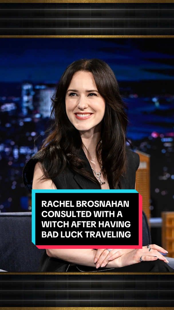 @Rachel Brosnahan consulted a witch after having bad luck traveling  👀 #FallonTonight #TonightShow #RachelBrosnahan #Superman #JimmyFallon 