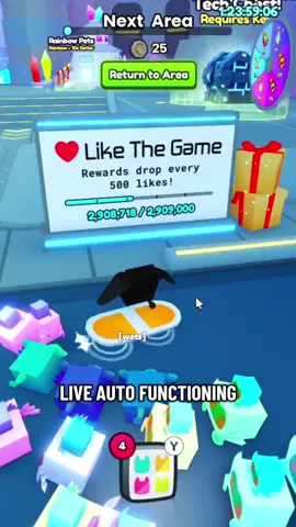 Adding an auto functioning likes reward system to Slide Battles #roblox #robloxdev #slidebattles #petsim99 