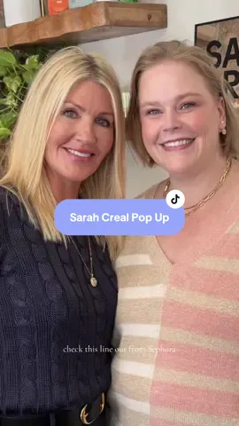 Replying to @jolena  NYC was a whole vibe at the @SARAH CREAL BEAUTY pop up. Gorgeous space, gorgeous energy, and one of those pinch-me moments I’ll never forget.  I saved this montage for today because she finally dropped her Kajal Eyeliners today (available at @sephora) and the wait was worth it. Obsessed is an understatement. 🖤✨ #sarahcrealbeauty #kajaleyeliner #newmakeup #sephora #sephoraexclusive 
