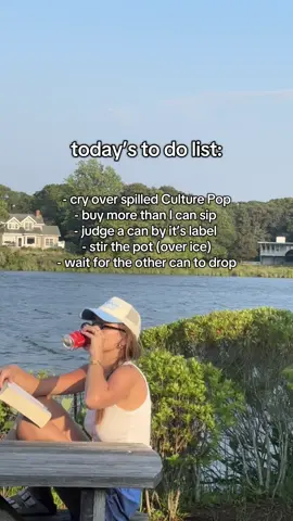 clearly a lot to do today... hope you all have a nice long weekend ☀️🥤 #drinkculturepop #culturepopsoda #probioticsoda #relatable 