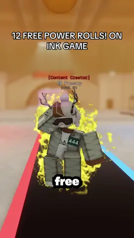 INSANE 12 FREE POWER ROLLS #inkgame #roblox 