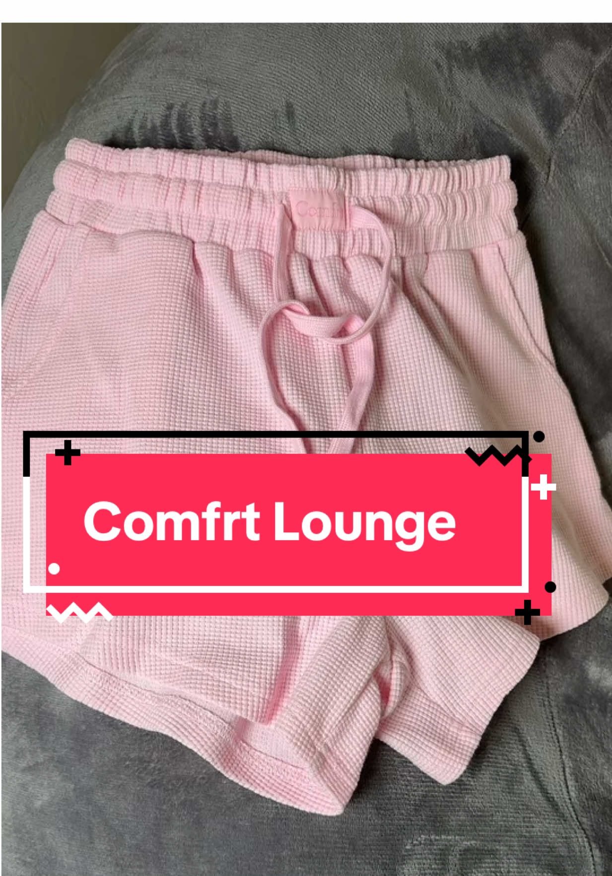Comfrt Lounge Short #comfrt #loungewear #waffleknit #comfy 