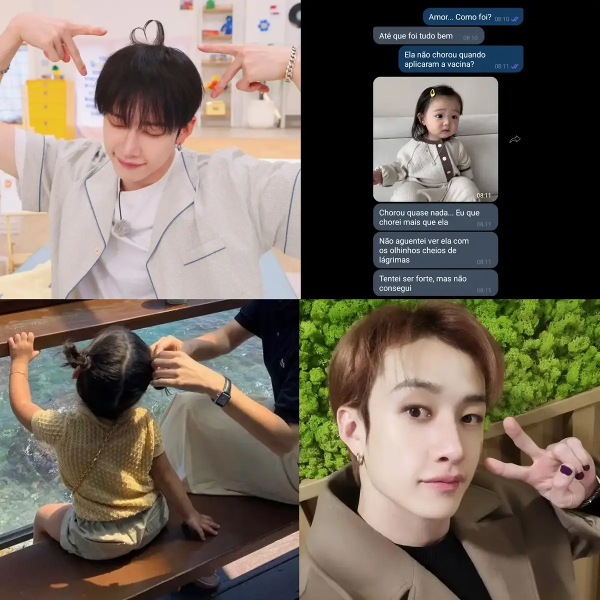 — Era dia de vacinação e ele ficou responsável de levar o(a) filho(a) de vocês, já que você tinha um compromisso e não poderia desmarcar...  #POV #straykids #stay #fy 