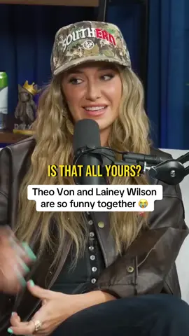 Bro wants that horse hair 🤣 #theovon #laineywilson #theovonpodcast 