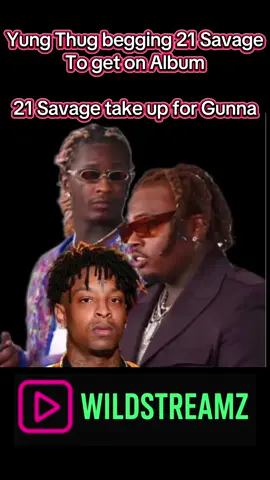 Jail call leak of Young Thug talking to 21 Savage about album and Gunna! Do you think Thug hating on Gunna? What do you feel about 21 response to Thug? #21savage #youngthug #gunna #rat #contentcreator 