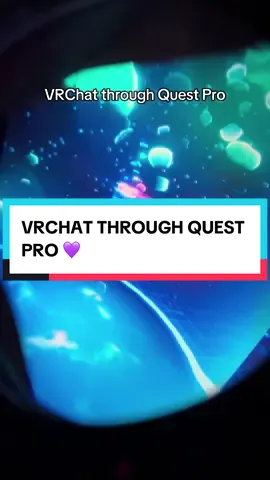 What VRChat looks like through a VR lens (Meta Quest Pro) #vrchat #vrc #vrchatcommunity #vr 