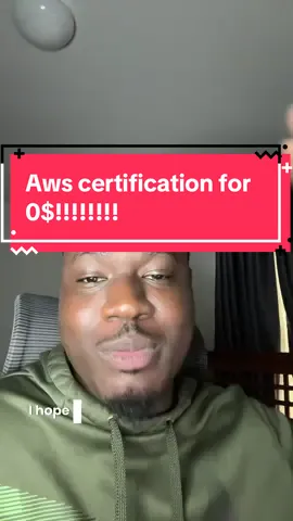 Get AWS certified for 0$. This might be the most free gem I have ever dropped. #creatorsearchinsights #cybersecurity #aws #texastiktok #Tech